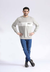 Crew Neck Printed Sweatshirt